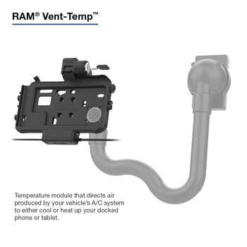 RAM-HOL-SAM58CPKLT-2AU:RAM-HOL-SAM58CPKLT-2AU_4:RAM® Thin-Dock™ Locking Power + Dual USB Dock for Tab Active5 & 3