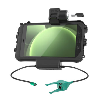 RAM-HOL-SAM58CPKLT-RJ45AU:RAM-HOL-SAM58CPKLT-RJ45AU_1:RAM Thin-Dock™ Power + USB-A & RJ45 Data for Tab Active5 & 3