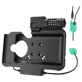 RAM-HOL-SAM58PD2CLU:RAM-HOL-SAM58PD2CLU_2:RAM Combo Locking Power + Dual USB Dock for Tab Active5 & 3