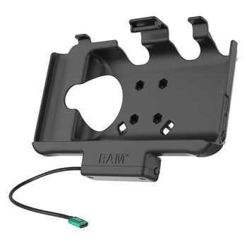 RAM-HOL-SAM60CP-V7CU:RAM-HOL-SAM60CP-V7CU_2:RAM® USB-C Powered Dock for Tab Active5 & 3 with Hardwire Charger