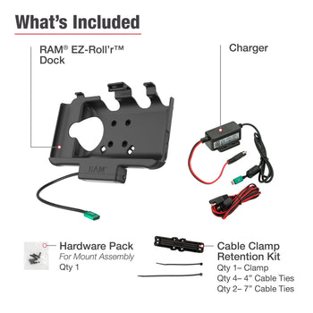 RAM-HOL-SAM60CP-V7CU:RAM-HOL-SAM60CP-V7CU_5:RAM USB-C Powered Dock for Tab Active5 & 3 with Hardwire Charger
