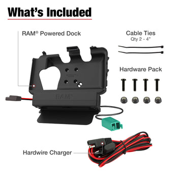 RAM-HOL-SAM61PD2U:RAM-HOL-SAM61PD2U_5:RAM® Power + Dual USB Dock for Tab Active5 & 3 with Speaker Box