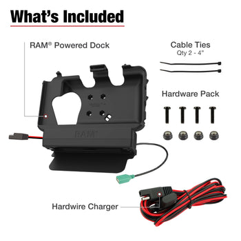 RAM-HOL-SAM61PDU:RAM-HOL-SAM61PDU_5:RAM Power + Data Dock for Tab Active5 & 3 with Speaker Box