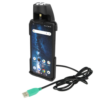 RAM-HOL-SNM5PLU:RAM-HOL-SNM5PLU_1:RAM EZ-Roll'r™ Powered Locking Dock for Sonim XP Pro, Thermal & Pro E
