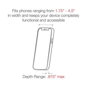 RAM-HOL-UN10-400U:RAM-HOL-UN10-400U_8:RAM X-Grip Large Phone Mount with RAM Snap-Link™ Tough-Claw™