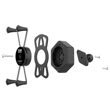 RAM-HOL-UN10B-462:RAM-HOL-UN10B-462_4:RAM X-Grip Large Phone Holder with Ball & Vibe-Safe™ Adapter