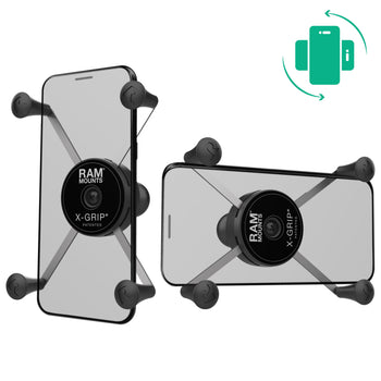 RAM-HOL-UN10BRU:RAM-HOL-UN10BRU_1:RAM Rotating X-Grip Large Phone Holder with Ball - B Size