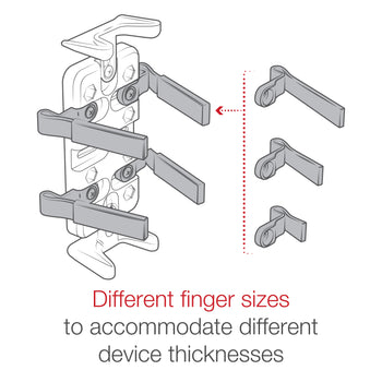 RAM-HOL-UN4U:RAM-HOL-UN4U_6:RAM® Finger-Grip™ Universal GPS and Radio Holder