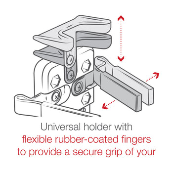 RAM-HOL-UN4U:RAM-HOL-UN4U_8:RAM® Finger-Grip™ Universal GPS and Radio Holder