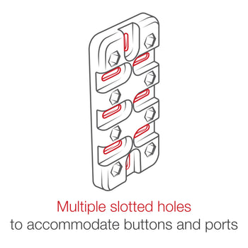 RAM-HOL-UN4:RAM-HOL-UN4_9:RAM Finger-Grip™ Universal GPS and Radio Holder