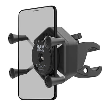 RAM-HOL-UN7-462-400:RAM-HOL-UN7-462-400_1:RAM X-Grip Phone Mount with Vibe-Safe™ & Small Tough-Claw™
