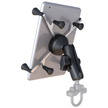 RAM-HOL-UN8B-201U:RAM-HOL-UN8B-201U_3:RAM® X-Grip® Universal Holder for 7"-8" Tablets with Double Socket Arm