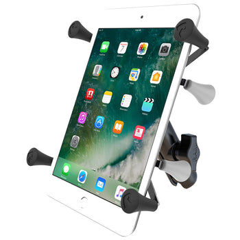 RAM-HOL-UN8B-201U:RAM-HOL-UN8B-201U_4:RAM® X-Grip® Universal Holder for 7"-8" Tablets with Double Socket Arm