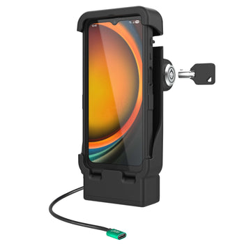 RAM-HOL-V15-SAM84CPLU:RAM-HOL-V15-SAM84CPLU_1:RAM Locking Vehicle Dock for XCover7 Pro & 6 Pro with Case / RAM Skin™