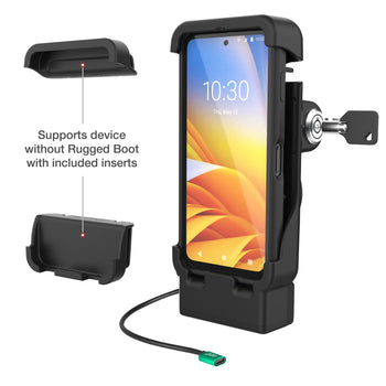 RAM-HOL-V15-ZE38PLU:RAM-HOL-V15-ZE38PLU_4:RAM Powered Locking Vehicle Dock for Zebra EM45
