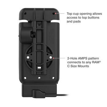 RAM-HOL-V15-ZE38PU:RAM-HOL-V15-ZE38PU_5:RAM Powered Vehicle Dock for Zebra EM45