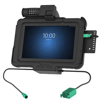RAM-HOL-ZE10PD2CLU:RAM-HOL-ZE10PD2CLU_1:GDS Combo Locking Power + Dual USB Dock for Zebra ET5x 8.3" & 8.4"