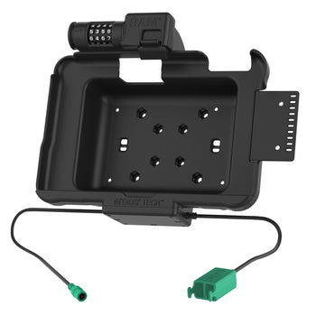 RAM-HOL-ZE10PD2CLU:RAM-HOL-ZE10PD2CLU_2:GDS® Combo Locking Power + Dual USB Dock for Zebra ET5x 8.3" & 8.4"