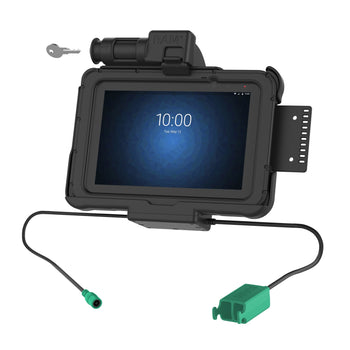 RAM-HOL-ZE10PD2KLU:RAM-HOL-ZE10PD2KLU_1:GDS® Key Locking Power + Dual USB Dock for Zebra ET5x 8.3" & 8.4" Series