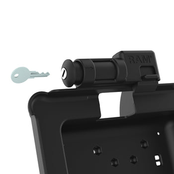 RAM-HOL-ZE11KLU:RAM-HOL-ZE11KLU_3:GDS® Key Locking Form-Fit Holder for Zebra ET5x 10.1" Series