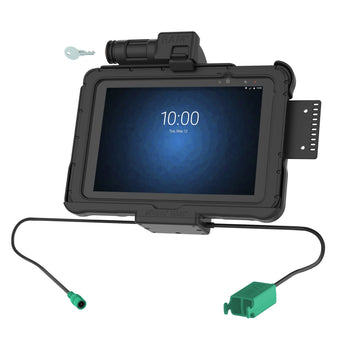 RAM-HOL-ZE11PD2KLU:RAM-HOL-ZE11PD2KLU_1:GDS® Key Locking Power + Dual USB Dock for Zebra ET5x 10.1" Series