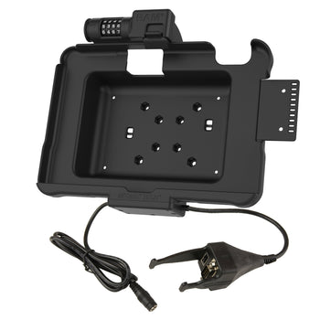 RAM-HOL-ZE11PDCL-DB9U:RAM-HOL-ZE11PDCL-DB9U_2:GDS Combo Locking Power + Data & DB9 Dock for Zebra ET5x 10.1" Series