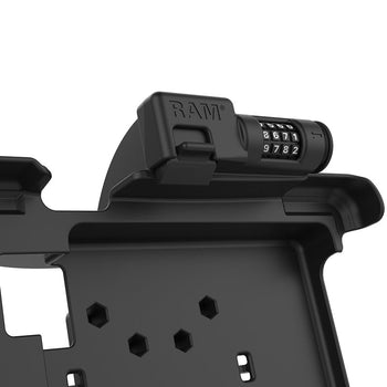 RAM-HOL-ZE15CLU:RAM-HOL-ZE15CLU_3:GDS® Combo Locking Form-Fit Holder for Zebra XSLATE L10