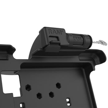 RAM-HOL-ZE15KLU:RAM-HOL-ZE15KLU_3:GDS® Key Locking Form-Fit Holder for Zebra XSLATE L10