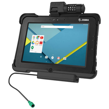 RAM-HOL-ZE15PCLU:RAM-HOL-ZE15PCLU_1:GDS® Combo Locking Powered Dock for Zebra XSLATE L10