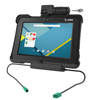 RAM-HOL-ZE15PDKLU:RAM-HOL-ZE15PDKLU_1:GDS® Key Locking Power + Data Dock for Zebra XSLATE L10