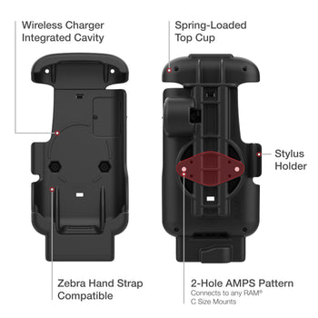 RAM-HOL-ZE17-NP-1U:RAM-HOL-ZE17-NP-1U_6:RAM Form-Fit Holder for Zebra TC73 & TC78