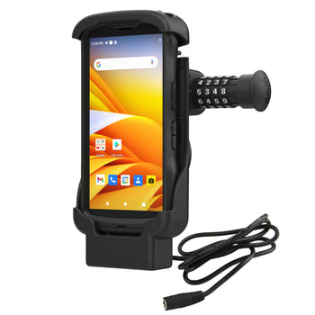 RAM-HOL-ZE17CL-2U:RAM-HOL-ZE17CL-2U_1:RAM Combo-Locking Form-Fit Powered Dock for Zebra TC53 & TC58