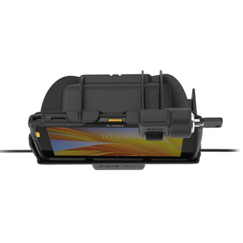RAM-HOL-ZE20PDKLU:RAM-HOL-ZE20PDKLU_7:Locking RAM Tough-Dock™ Power + Data for Zebra ET401 & ET4x 8"