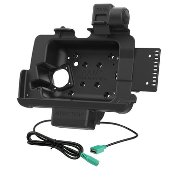 RAM-HOL-ZE20PDNLLU:RAM-HOL-ZE20PDNLLU_2:RAM Tough-Dock™ Power + Data with Latch for Zebra ET401 & ET4x 8"