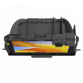 RAM-HOL-ZE20PKL-CAU:RAM-HOL-ZE20PKL-CAU_6:Locking RAM Tough-Dock™ Power + USB-C & USB-A for Zebra ET401 & ET4x 8"