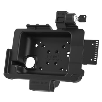 RAM-HOL-ZE21KL-NPU:RAM-HOL-ZE21KL-NPU_2:Locking RAM Holder for Zebra ET401 & ET4x 10"