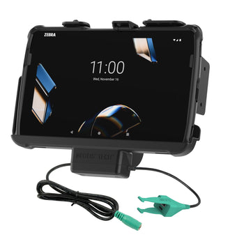 RAM-HOL-ZE21P-CAU:RAM-HOL-ZE21P-CAU_1:RAM Tough-Dock™ Power + USB-C & USB-A for Zebra ET401 & ET4x 10"