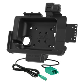 RAM-HOL-ZE21PD2NLLU:RAM-HOL-ZE21PD2NLLU_2:RAM Tough-Dock™ Power + Dual USB with Latch for Zebra ET401 & ET4x 10"