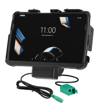 RAM-HOL-ZE21PD2U:RAM-HOL-ZE21PD2U_1:RAM Tough-Dock™ Power + Dual USB for Zebra ET401 & ET4x 10"