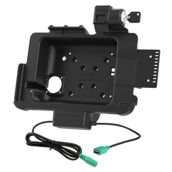 RAM-HOL-ZE21PDKLU:RAM-HOL-ZE21PDKLU_2:Locking RAM Tough-Dock™ Power + Data for Zebra ET401 & ET4x 10"