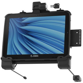 RAM-HOL-ZE22PD2LU:RAM-HOL-ZE22PD2LU_1:RAM Power + Dual USB Locking Dock for Zebra ET8x 2-in-1 Tablet