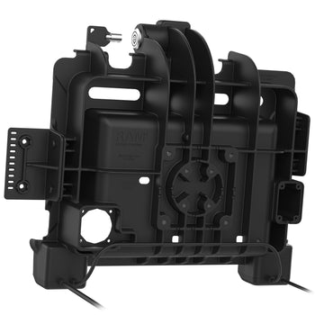 RAM-HOL-ZE22PD2LU:RAM-HOL-ZE22PD2LU_4:RAM Power + Dual USB Locking Dock for Zebra ET8x 2-in-1 Tablet