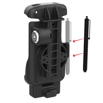 RAM-HOL-ZE24L-1U:RAM-HOL-ZE24L-1U_3:RAM Locking Form-Fit Holder for Zebra TC22 & TC27 without Boot