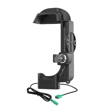 RAM-HOL-ZE33PDLU:RAM-HOL-ZE33PDLU_2:RAM Locking Powered Dock + Single USB-A for Zebra MC3300/3400/3450