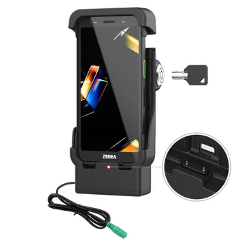 RAM-HOL-ZE41L-1U:RAM-HOL-ZE41L-1U_1:RAM Locking Powered Dock with Pogo Pins for Zebra TC701