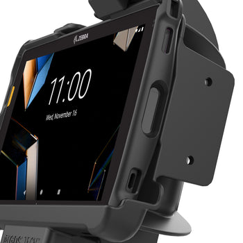RAM-HOL-ZE44PD2LU:RAM-HOL-ZE44PD2LU_4:Locking RAM Tough-Dock™ Power + Dual USB for Zebra ET401 8"