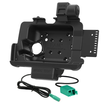 RAM-HOL-ZE44PD2U:RAM-HOL-ZE44PD2U_2:RAM Tough-Dock™ Power + Dual USB with Latch for Zebra ET401 8"