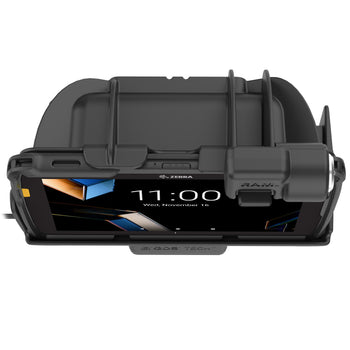 RAM-HOL-ZE44PDLU:RAM-HOL-ZE44PDLU_6:Locking RAM Tough-Dock™ Power + Data for Zebra ET401 8"