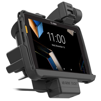 RAM-HOL-ZE44PLU:RAM-HOL-ZE44PLU_5:Locking RAM Tough-Dock™ for Zebra ET401 8"
