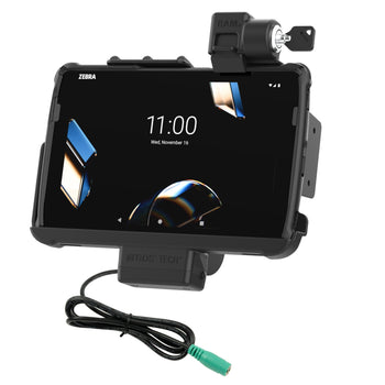 RAM-HOL-ZE45PLU:RAM-HOL-ZE45PLU_1:Locking RAM Tough-Dock™ for Zebra ET401 10"